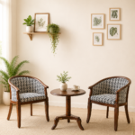 Oakmere Elegant Contemporary Wooden Coffee Table Set