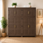 Oakmere Solid Wood Wardrobe with Timeless Panel Design