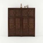 Oakmere Solid Wood Wardrobe with Timeless Panel Design - Image 3