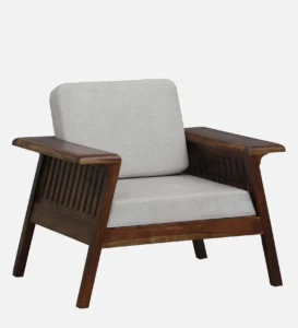 Orrin Sheesham Wood Lounge Sofa in Elegant Walnut Finish - Image 3