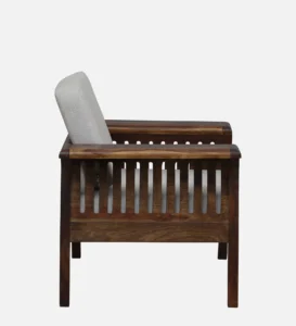 Orrin Sheesham Wood Lounge Sofa in Elegant Walnut Finish - Image 4