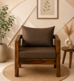 Orvella Solid Wood Lounge Sofa with Elegant Upholstered Seating