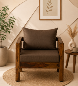 Orvella Solid Wood Lounge Sofa with Elegant Upholstered Seating