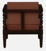 Roviera Solid Wood 1 Seater Sofa with Elegant Fabric Upholstered Backrest - Image 8