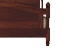 Varello Solid Wood Queen Size Bed With Refined Wooden Details - Image 3