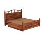 Velmire Sheesham Wood King Size Bed With Ample Storage - Image 5