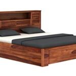 Viremont Solid Wood King Size Bed With Spacious Storage