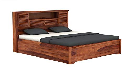 Viremont Solid Wood King Size Bed With Spacious Storage (3) Viremont Solid Wood King Size Bed With Spacious Storage - Image 1