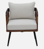 Zayven Solid Wood Accent Chair with Soft Cushioned Seating - Image 5