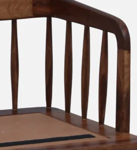 Zayven Solid Wood Accent Chair with Soft Cushioned Seating - Image 6