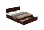 Zevoria Sheesham Wood King Size Bed With Hydraulic Storage - Image 4