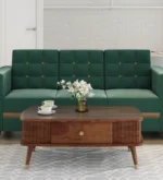 Aanya Solid Sheesham Wood Natural Finish Living Room Coffee Table