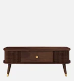 Aanya Solid Sheesham Wood Natural Finish Living Room Coffee Table - Image 7