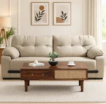 Aarav Solid Sheesham Wood Modern Living Room Coffee Table