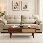 Aarav Solid Sheesham Wood Modern Living Room Coffee Table