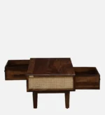 Aarav Solid Sheesham Wood Modern Living Room Coffee Table - Image 4