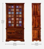 Aaravendra Heritage Collection Solid Wood Wardrobe - Image 3