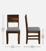 Aarika Solid Sheesham Wood 8 Seater Dining Table Set - Image 5