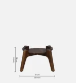 Alora Solid Sheesham Wood Modern Nesting Coffee Table Set - Image 2