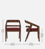 Alvessa Premium Crafted Wooden Lounge Seating Chair - Image 7