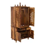 Anant Solid Sheesham Wood Modern Wooden Mandir for Home and Pooja Room - Image 5