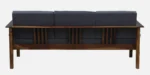 Anaya Solid Wood 3 Seater Sofa in Natural Tone with Premium Upholstery - Image 2