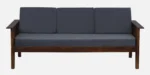Anaya Solid Wood 3 Seater Sofa in Natural Tone with Premium Upholstery - Image 6