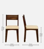 Arvessiano Refined Handcrafted Contemporary Wooden Seating Chair - Image 7