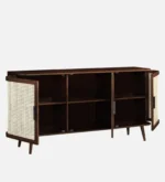 Aryan Solid Sheesham Wood Premium Handcrafted Wooden Storage Sideboard for Living Room - Image 2
