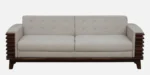 Aston Classic Solid Sheesham Wood Handcrafted 3 Seater Sofa - Image 3
