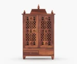 Atharv Solid Sheesham Wood Modern Traditional Pooja Mandir - Image 4