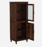 Averelle Contemporary Wooden Bookshelf with Open Display Storage - Image 6