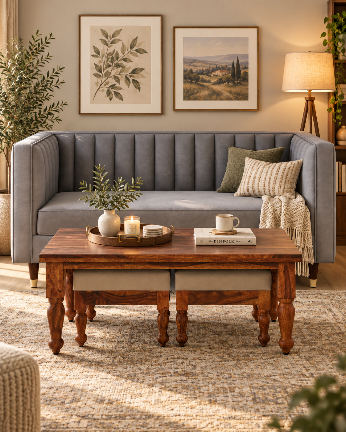 Averelle Contemporary Wooden Nesting Coffee Table Set for Living Room sarve furniture (1) Averelle Contemporary Wooden Nesting Coffee Table Set for Living Room - Image 1