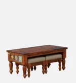 Averelle Contemporary Wooden Nesting Coffee Table Set for Living Room - Image 10
