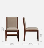 Averellora Classic Crafted Wooden Contemporary Lounge Chair - Image 3