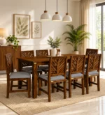 Aviraj Solid Sheesham Wood Classic 8 Seater Dining Table Set