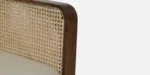 Elvira Sheesham Wood 3 Seater Sofa in Natural Finish with Bolster Cushions - Image 4