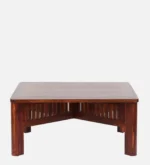 Beryl Solid Sheesham Wood Modern Wooden Nesting Table Set - Image 6