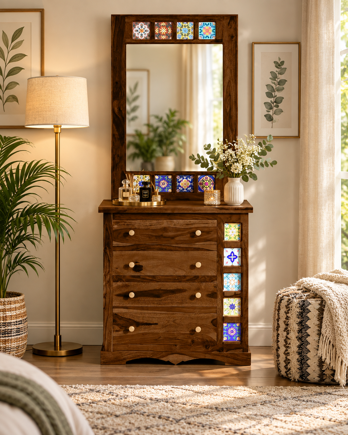 Brookfield Wide Wooden Drawer Storage Dresser sarve furniture (1) Brookfield Wide Wooden Drawer Storage Dresser - Image 1