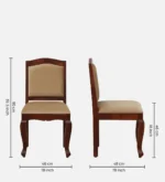 Calvelliano Elegant Contemporary Crafted Wooden Comfort Chair - Image 5