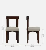 Calvessa Refined Crafted Wooden Lounge Chair - Image 4