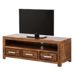 Classic Contemporary Wooden TV Unit for Modern Home Living Room - Image 5