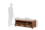 Classic Contemporary Wooden TV Unit for Modern Home Living Room - Image 6