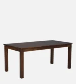 Classic Elegant Wooden 6 Seater Dining Table Set for Home - Image 5