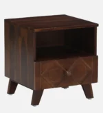 Classic Elegant Wooden Bedside Nightstand Drawer Table - Image 9