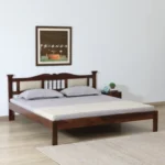 Classic Sheesham Wood Bed with Timeless Elegant Bedroom Design