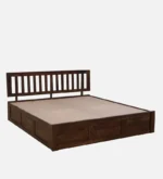 Classic Solid Wood King Size Bed with Beautiful Premium Craftsmanship - Image 2