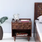 Classic Wooden Bedroom Bedside Drawer Cabinet Table