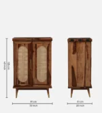 Classic Wooden Multipurpose Household Organizer Storage Cabinet - Image 6