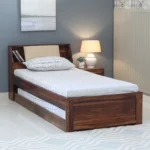 Classic Wooden Single Bed for Bedroom